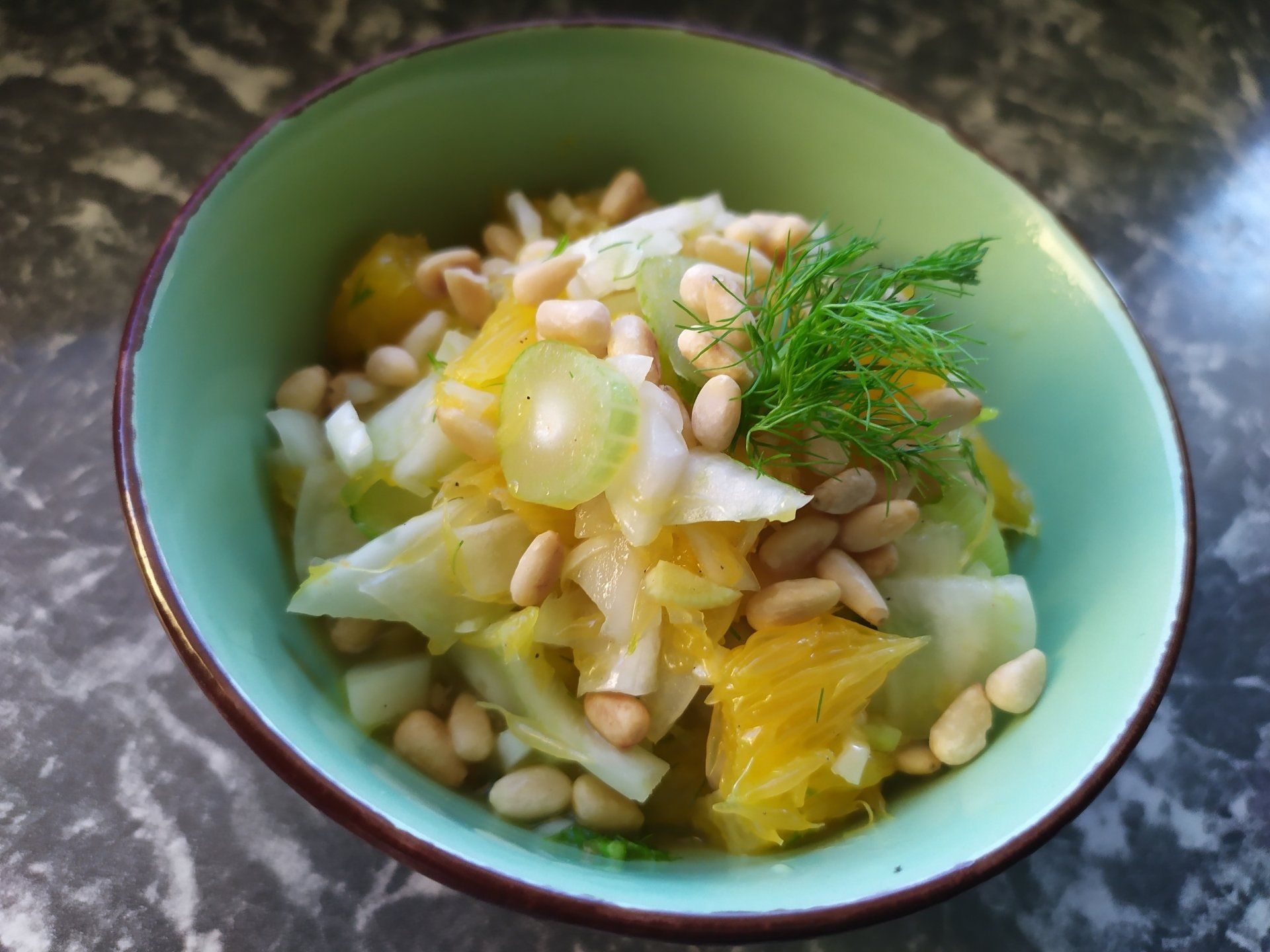 Salat aus Fenchel und Orange