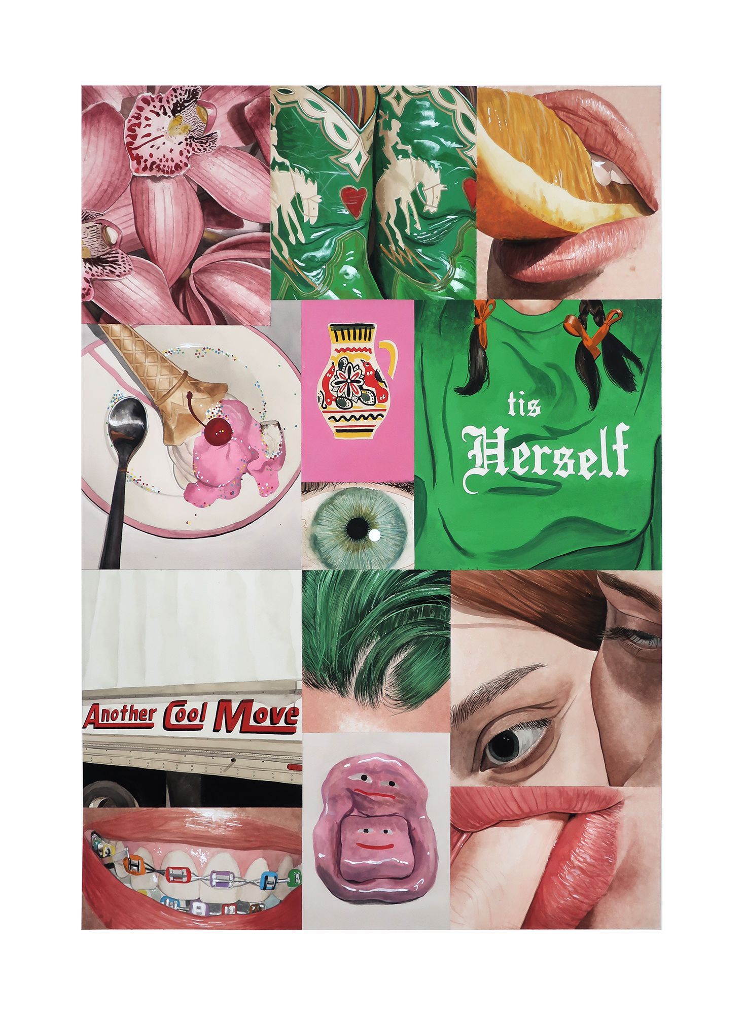 Léo Dorfner - En soufflant vers l'azur et les aéroplanes - 65 x 50 Léo Dorfner