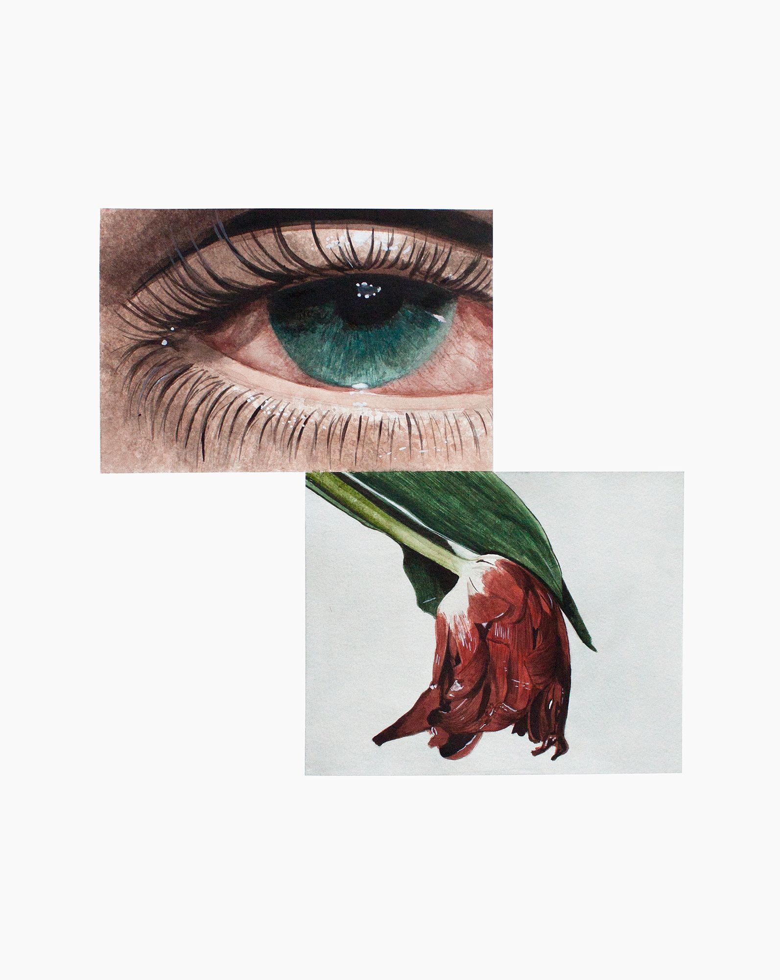 Léo Dorfner - En soufflant vers l'azur et les aéroplanes - 65 x 50 c Léo Dorfner - Paper Planes - 50 x 40