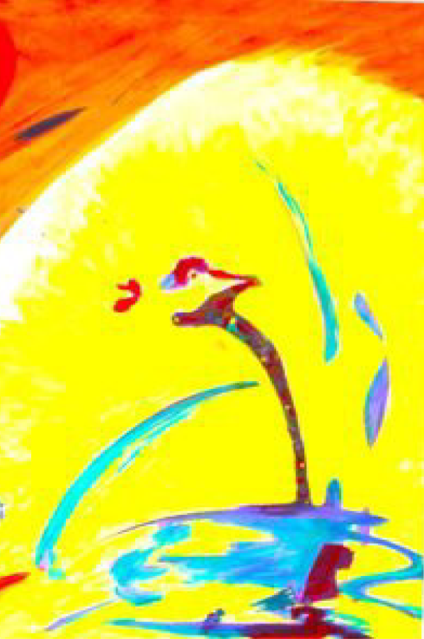 Pinselzeichnung Qi Gong