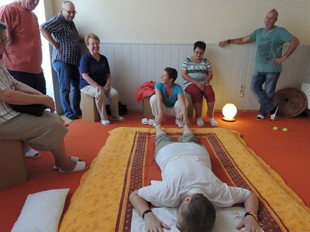 Vorführung Shiast-Behandlung