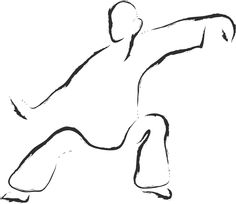 Pinselzeichnung Qi Gong