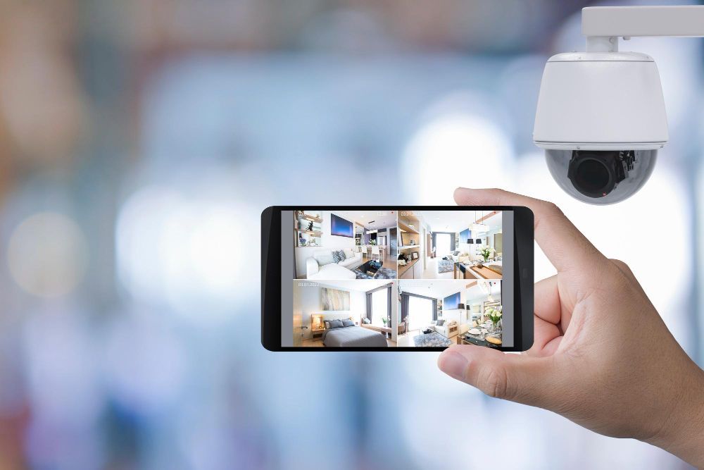 Remote viewing of CCTV installation on mobile phone