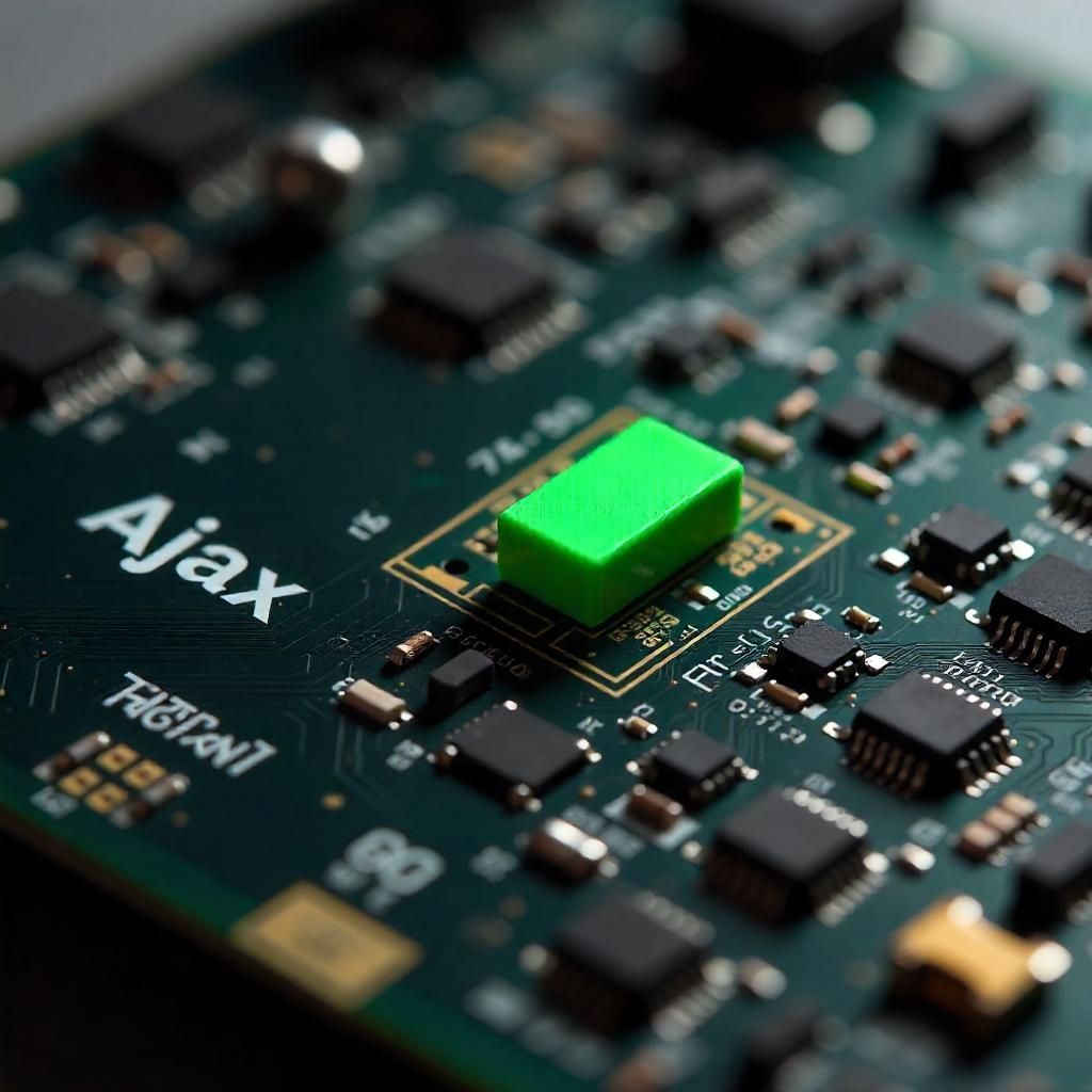 Circuit board showing tamper switch