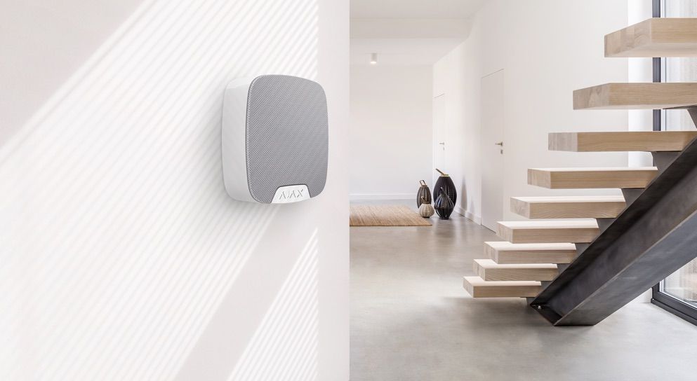 Ajax indoor siren in residential home