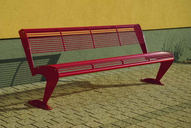 Stahlbank verzinkt und pulverbeschichtet