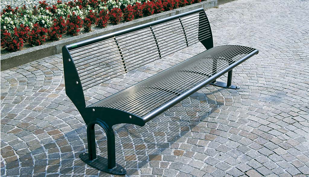 Stahlbank verzinkt und pulverbeschichtet