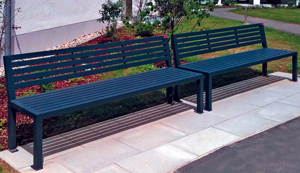 Stahlbank verzinkt und pulverbeschichtet