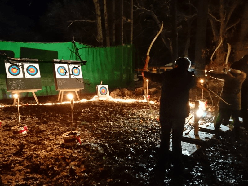 Bogenschießen Outdoor Weihnachtsfeier Firma