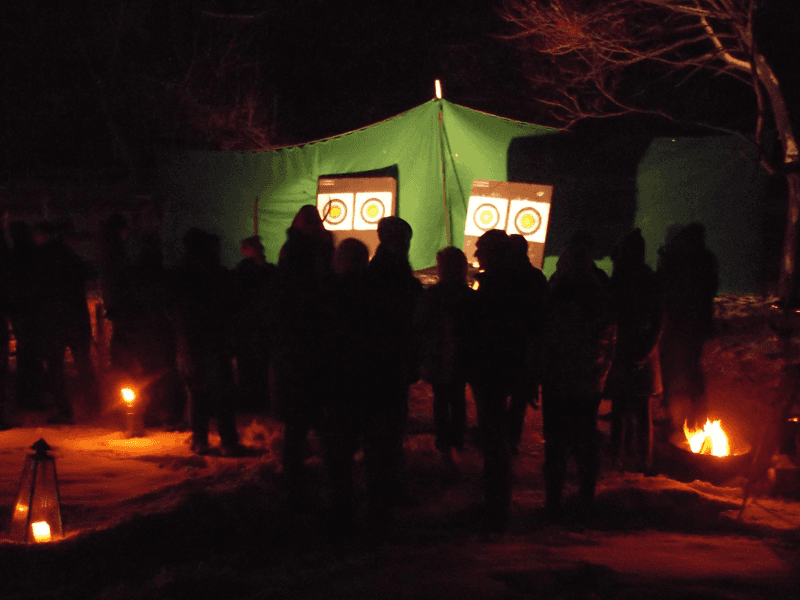 Team Weihnachtsfeier Outdoor Bogenschießen