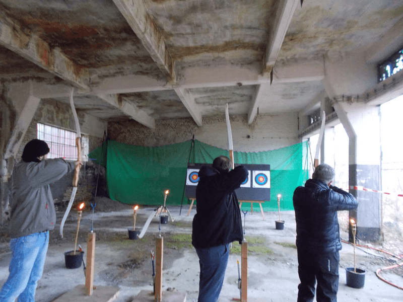 Betriebsweihnachtsfeier Programm Bogenschießen