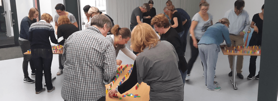 Firmenweihnachtsfeier Domino Event Indoor