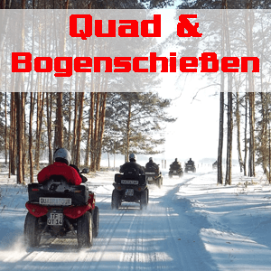 Weihnachtsfeier Quad Tour und Bogenschießen