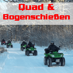 Weihnachtsfeier Indoor Outdoor mit Quad und Bogenschießen
