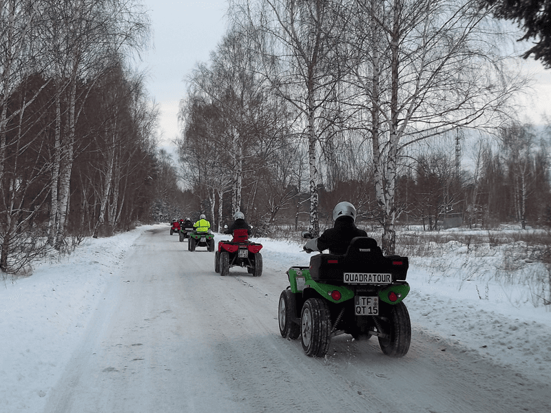 Winter Quad Tour und Gänsebraten Firmenweihnachtsfeier