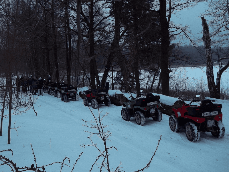 Weihnachtsfeier mit Quad fahren und Gänsebraten Teamausflug