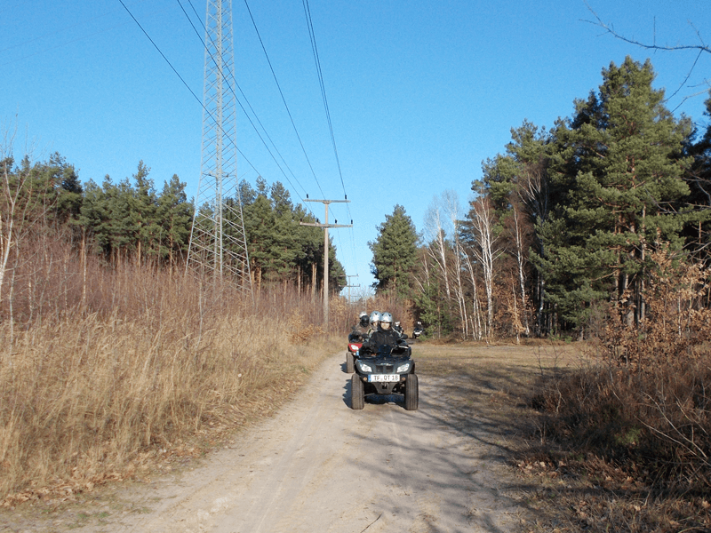 Team Weihnachtsfeier Berlin Quad Tour Landschaft