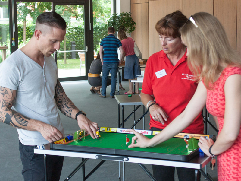 Tip Kick Turnier Firmenweihnachtsfeier Indoor
