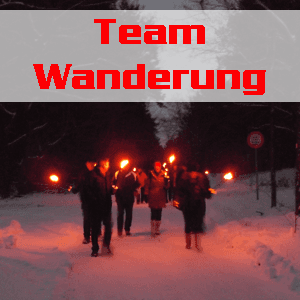 Firmen Weihnachtsfeier Outdoor Team Wanderung