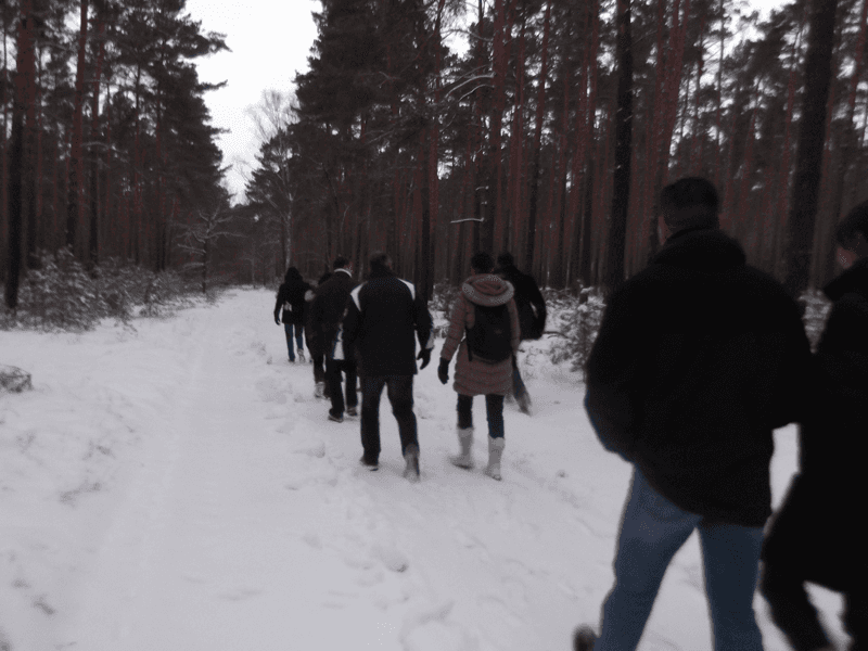 Teamwanderung Weihnachtsfeier Berliner Umland