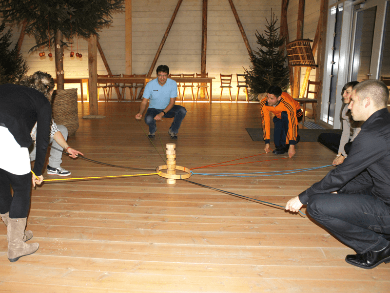 Firmenweihnachtsfeier Teambox Indoor Programm