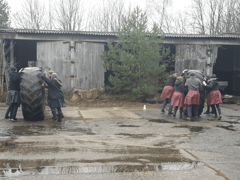 Betriebs Weihnachtsfeier Highland Games und Party