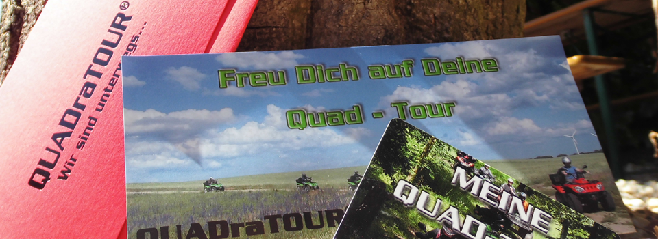 Weihnachtsgeschenk Quad Tour Gutschein