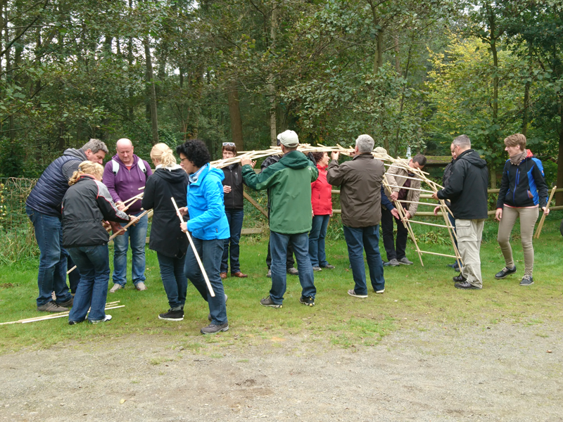 Team Weihnachtsfeier Idee paddeln im Spreewald