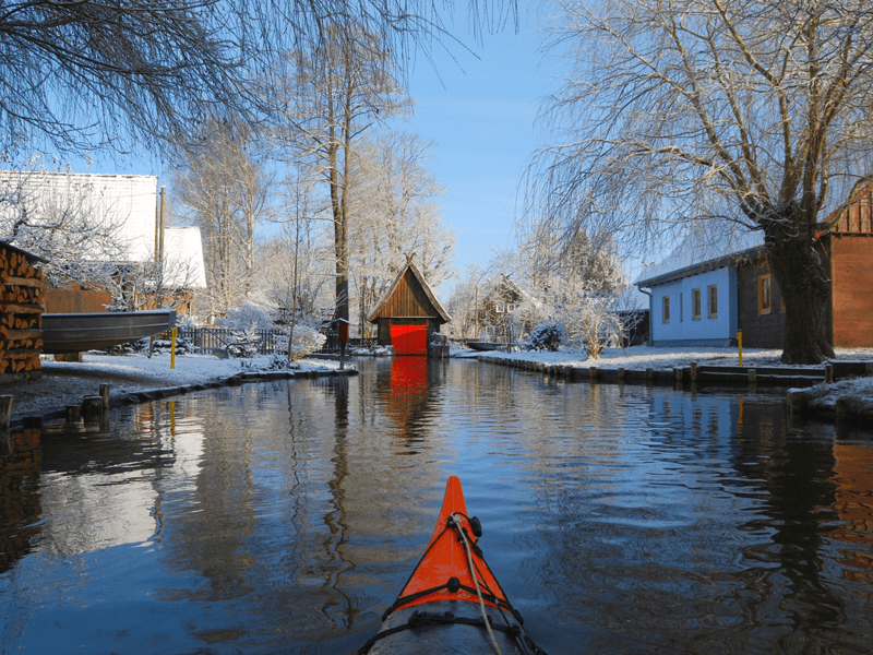Weihnachtsfeier Idee Spreewald Paddeln Firma