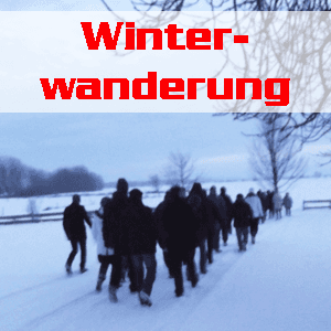 Weihnachtsfeier für Große Gruppen Winterwanderung