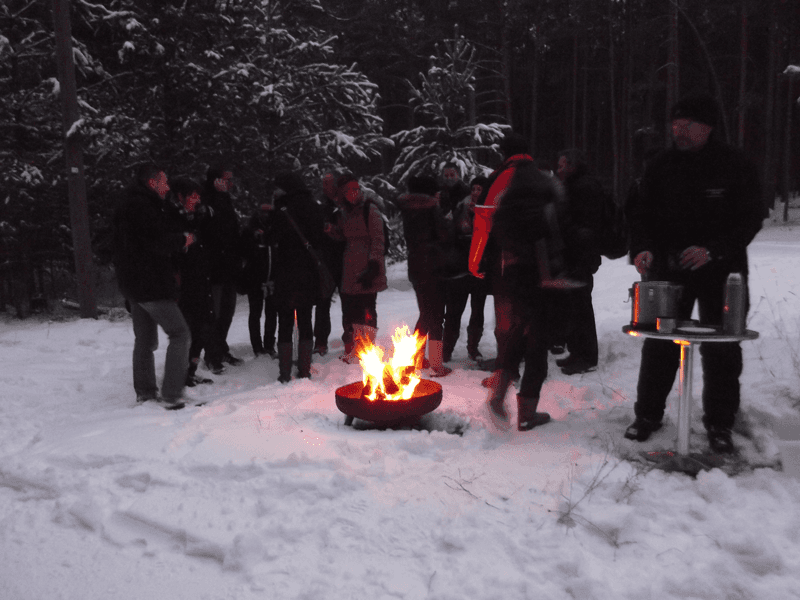 Betriebs Weihnachtsfeier Outdoor Winterwanderung