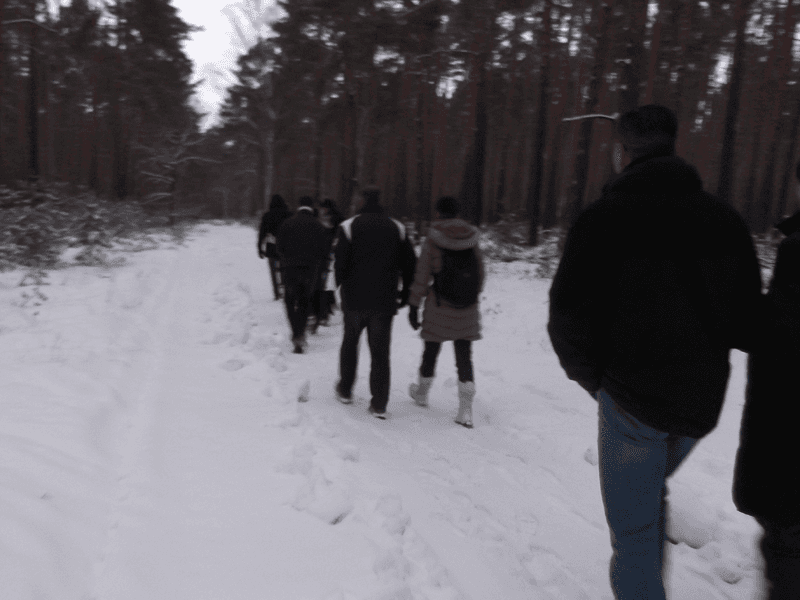 Firmenweihnachtsfeier Winterwanderung Berlin Brandenburg