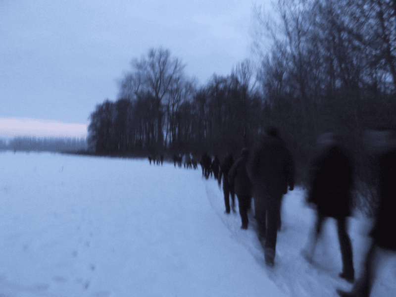 Firma Weihnachtsfeier Winterwanderung Berlin