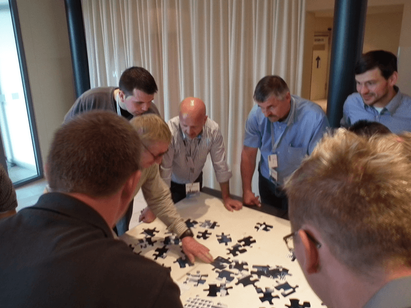 Firmen Weihnachtsfeier XXL Puzzle Rahmenprogramm