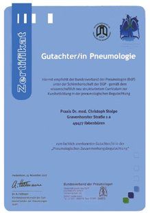Gutachter Pneumologie Gutachter Pneumologie