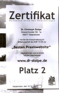 Beste Praxiswebsite Beste Praxiswebsite