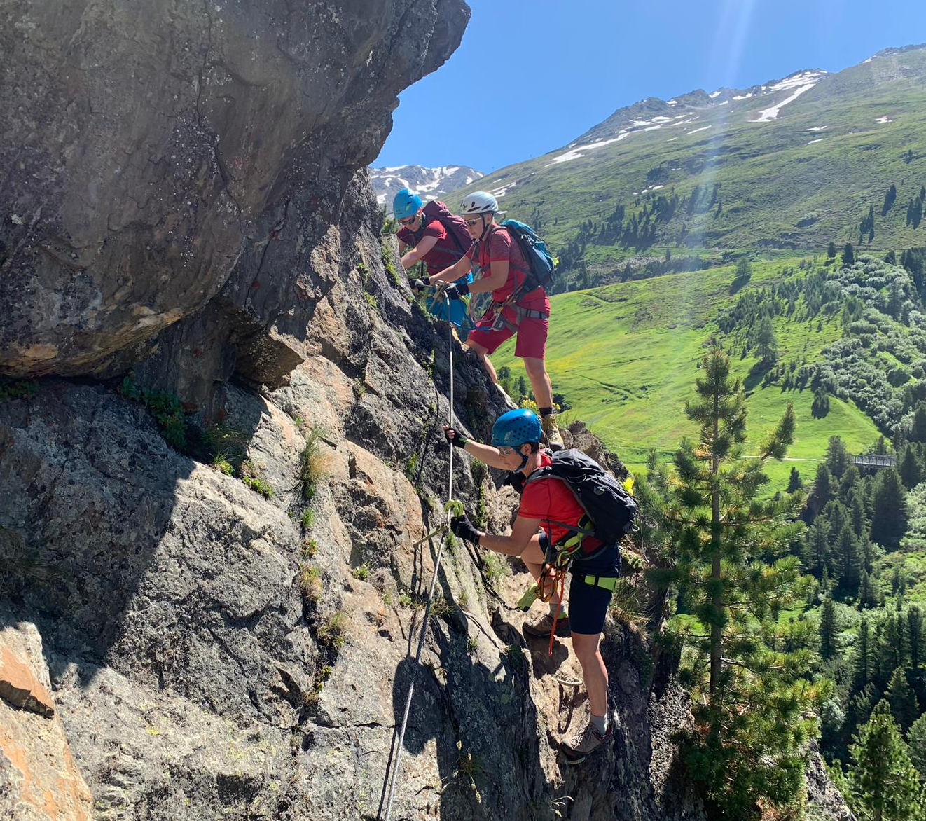 Obergurgler Zirbenwaldklettersteig