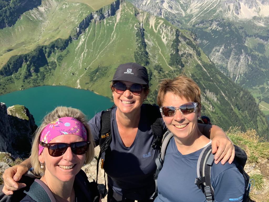 Über dem Traualpsee - Schochenspitze