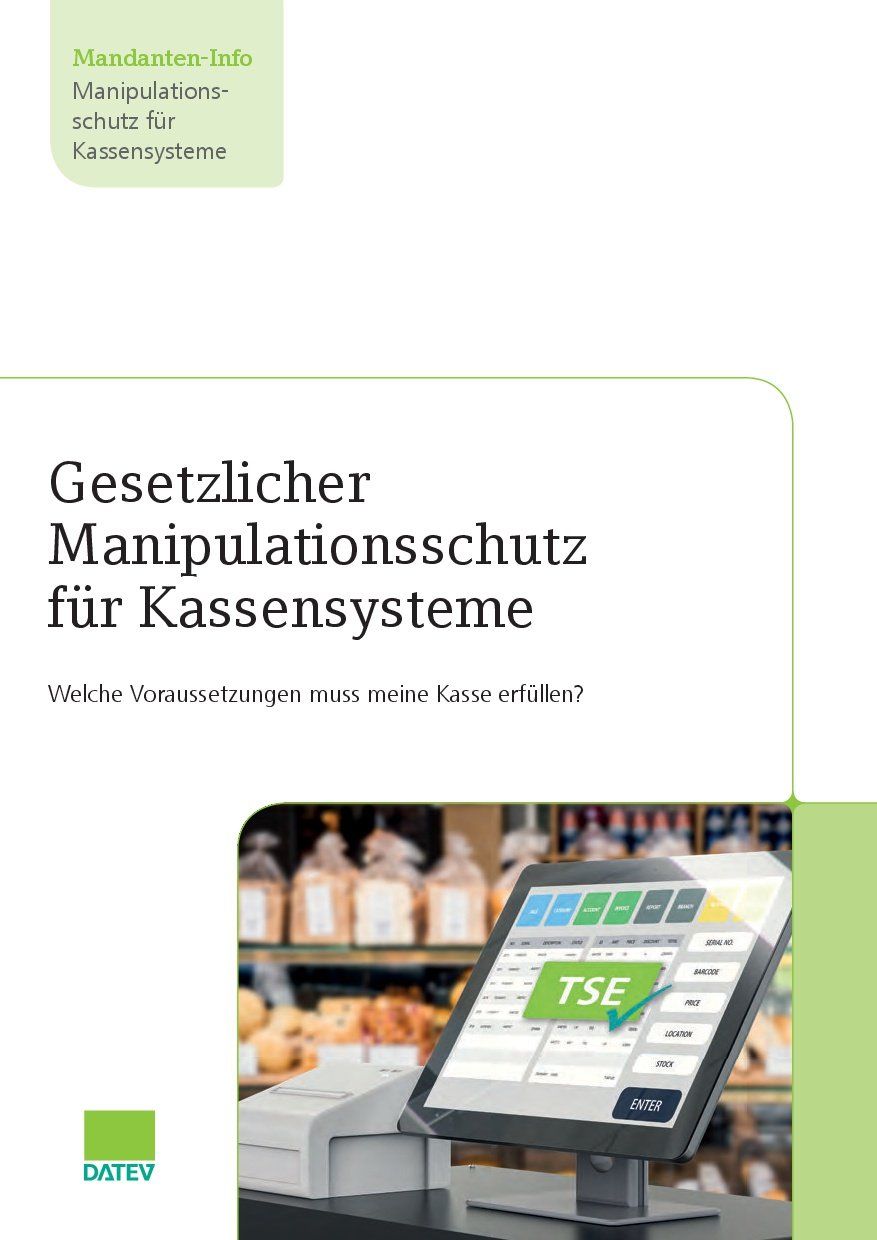 Gesetzlicher Manipulationsschutz für Kassensysteme, Steuerberater Münster - Schulze Wenning Gesetzlicher Manipulationsschutz für Kassensysteme - Steuerberater Münster, Steuerberatung Münster , Schulze Wenning