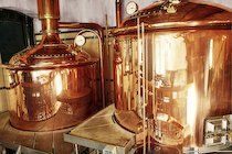 Braukessel aus der Zeit als der Alte Fritz noch selbst sein Bier gebraut hat