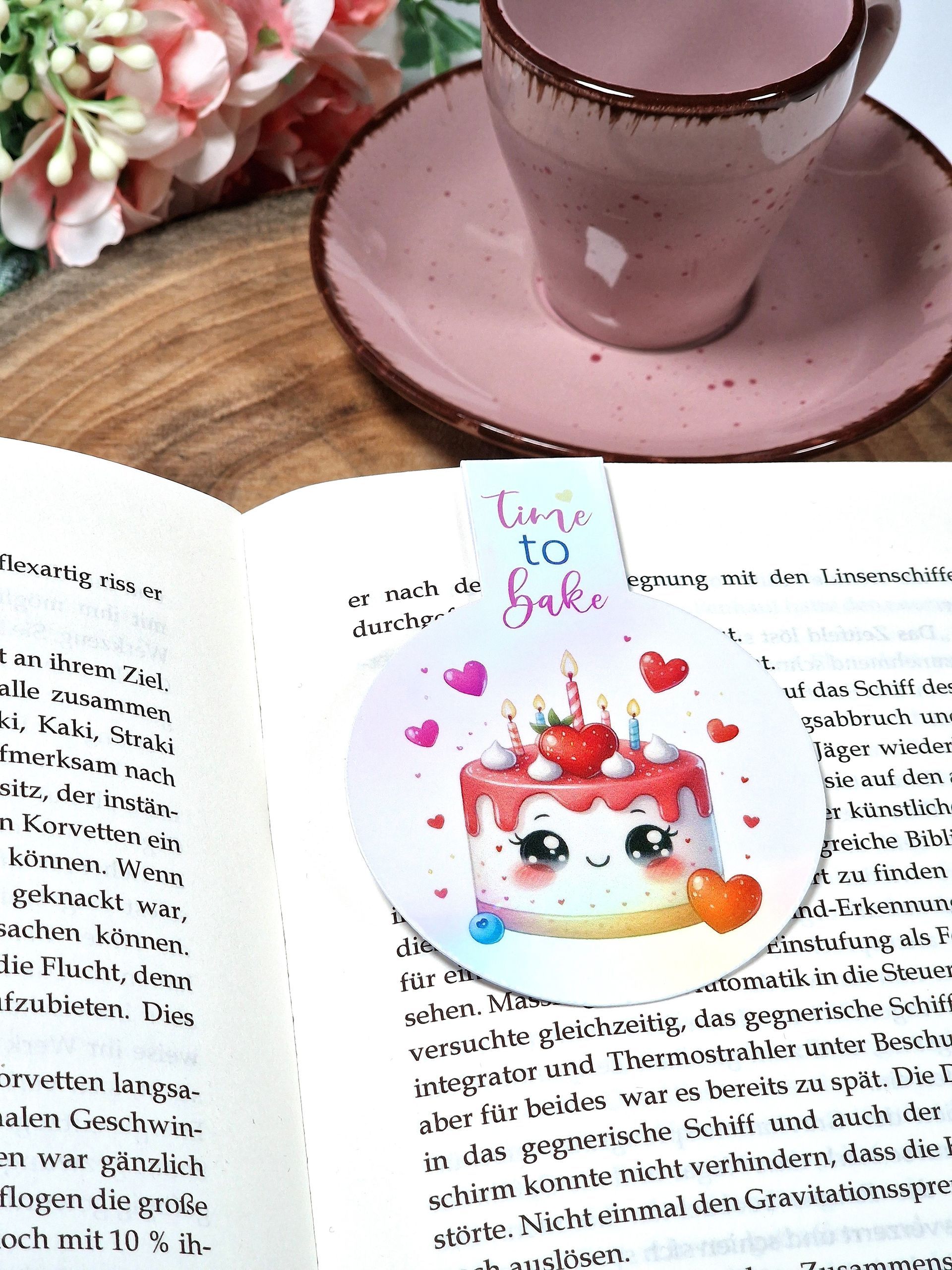 Magnetisches Lesezeichen Torte