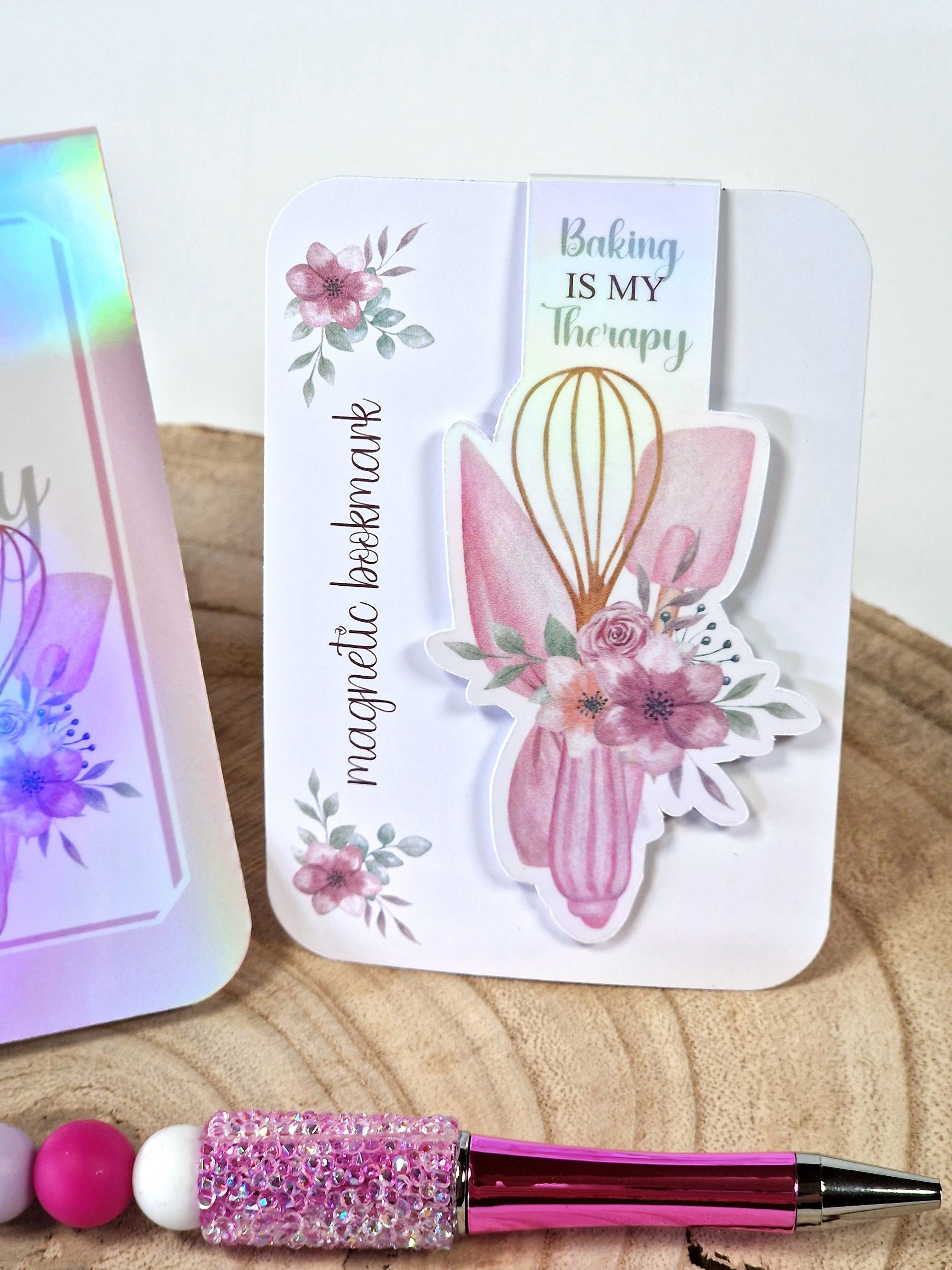 Magnetisches Lesezeichen zum Thema Backen