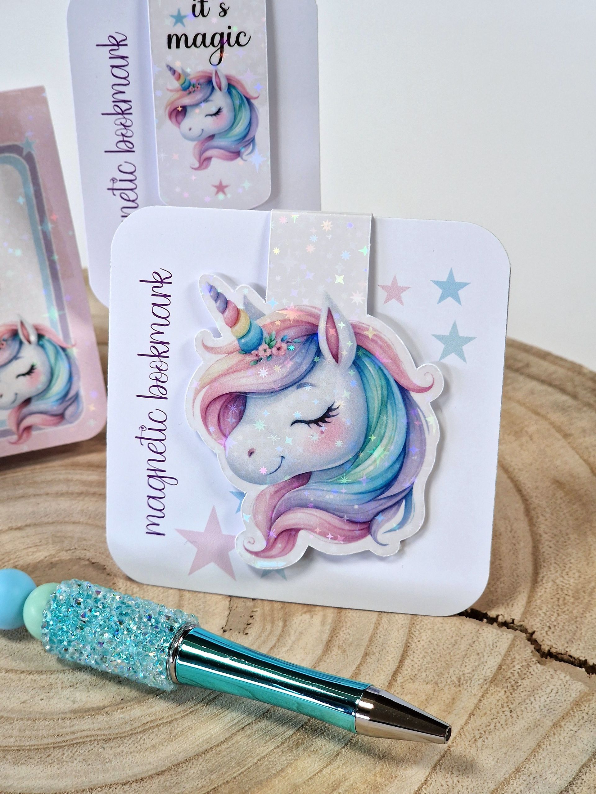 Magnetische Lesezeichen Einhorn