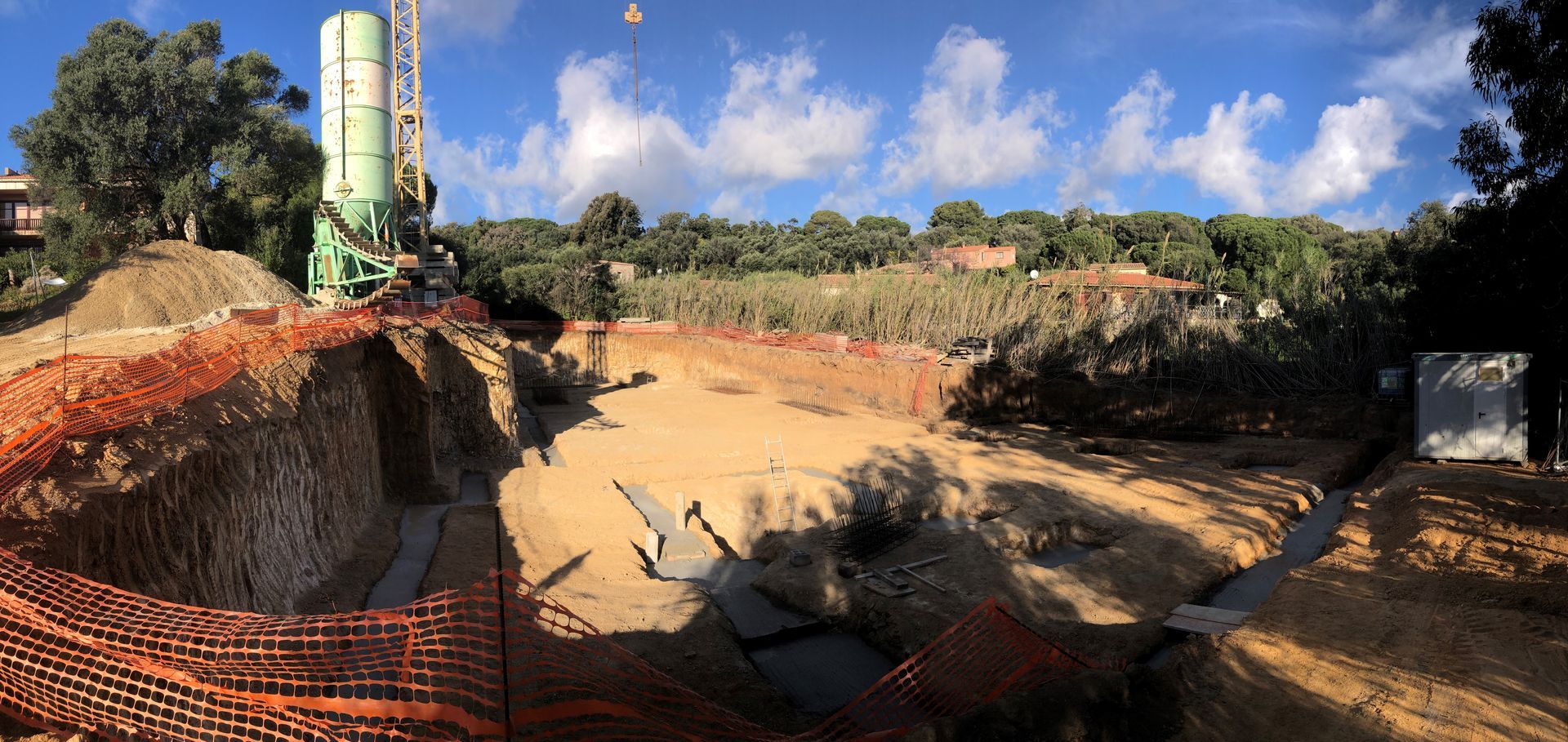 démarrage de chantier d'un projet d'aménagement et de construction à Calvi