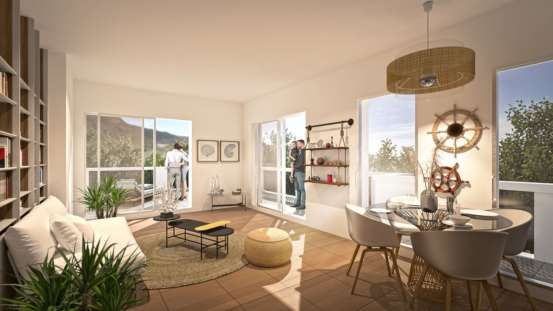 vue intèrieure programme immobilier neuf à la valette du var , Fleurs de genets