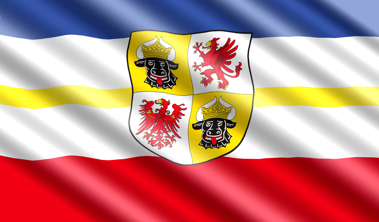 Landesflagge Mecklenburg Vorpommern – Netzwerk Demokratie Materialien, Kontakte, Links