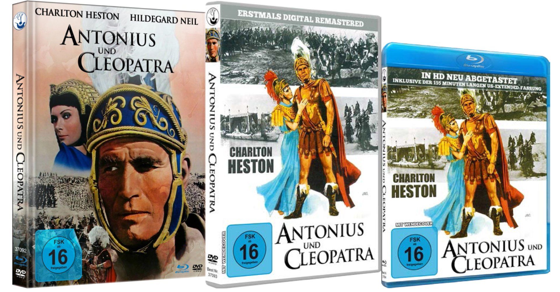 MediaBook DVD Blu ray Antonius und Cleopatra