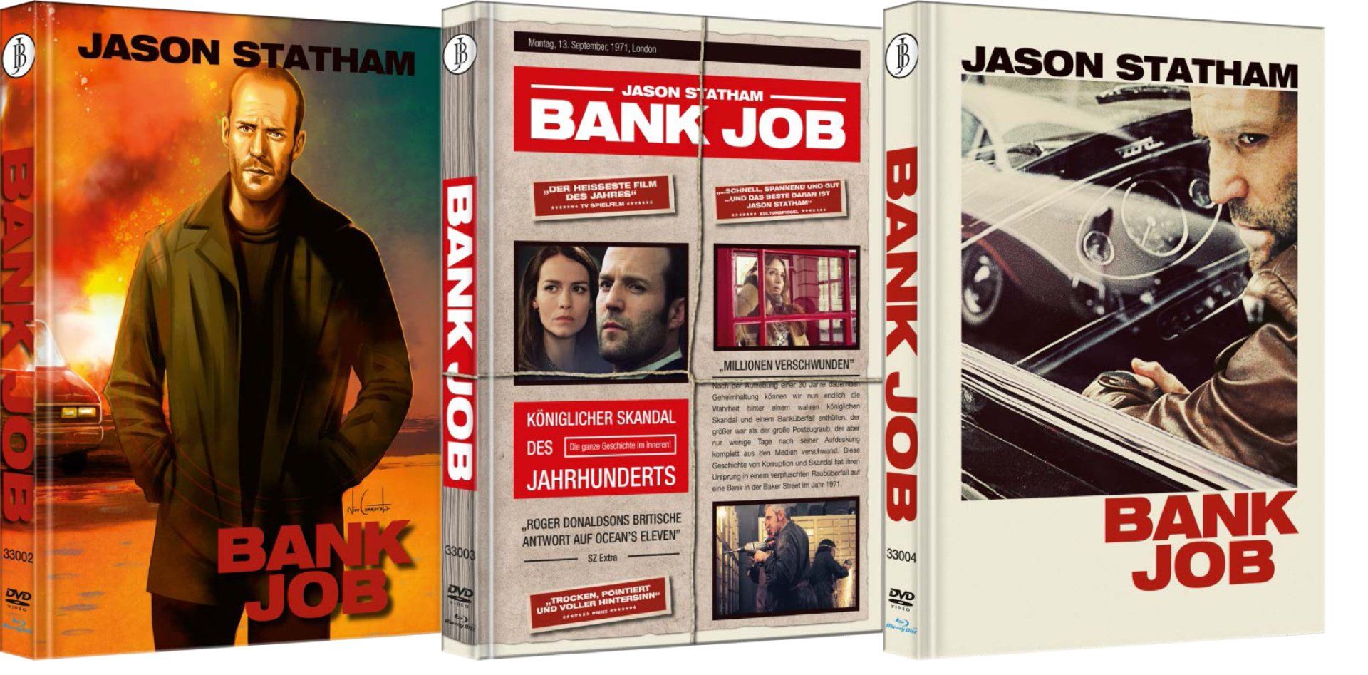 Download Cover als ZIP-Datei MediaBook Bank Job (Jason Statham) - DVD & Blu ray