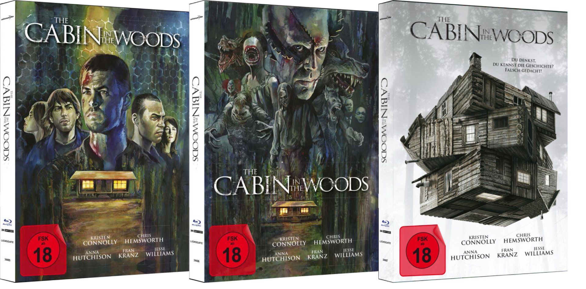 MediaBook Cabin in the Woods - Blu ray & UHD