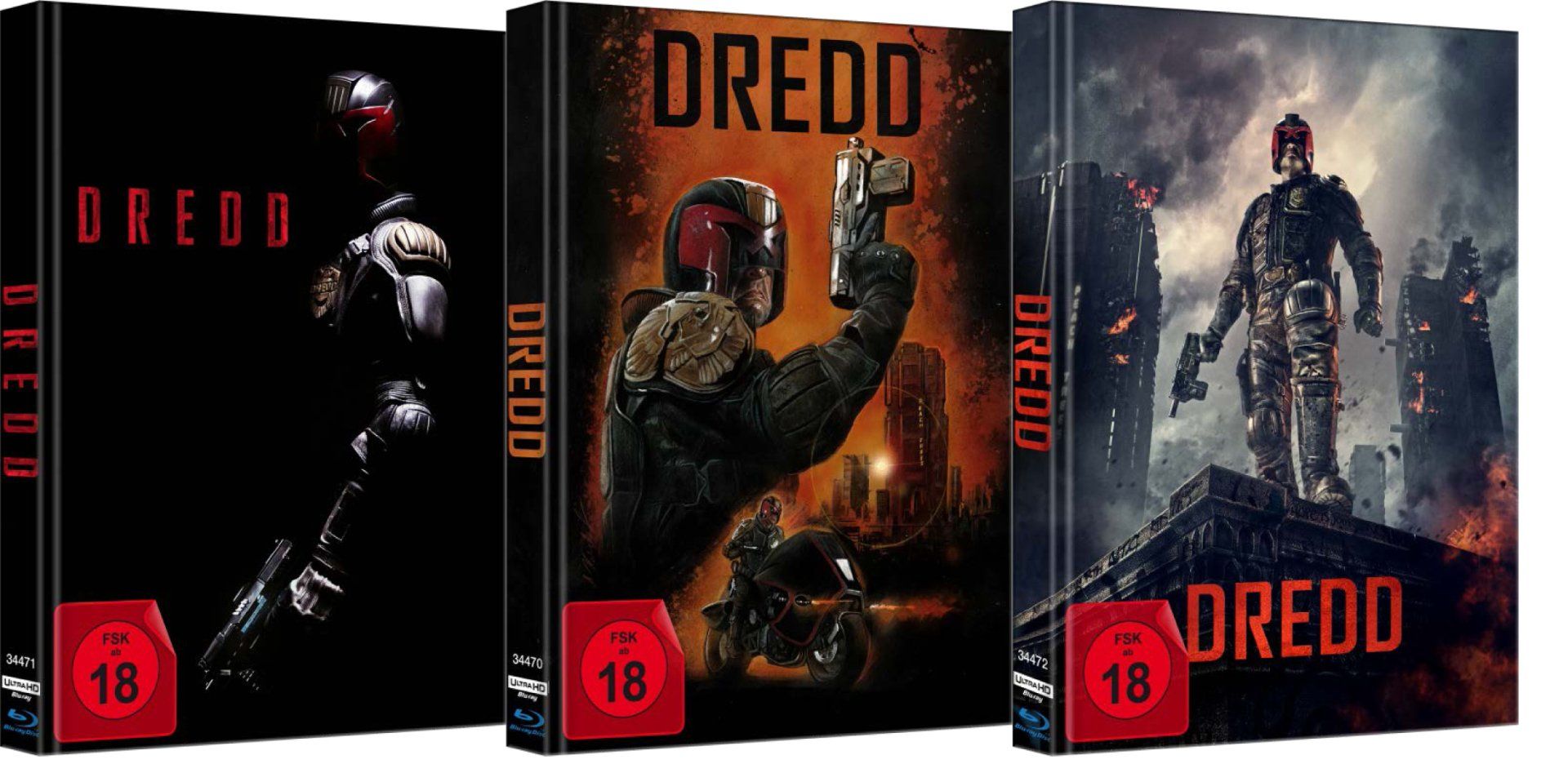 MediaBook Dredd - DVD & Blu ray